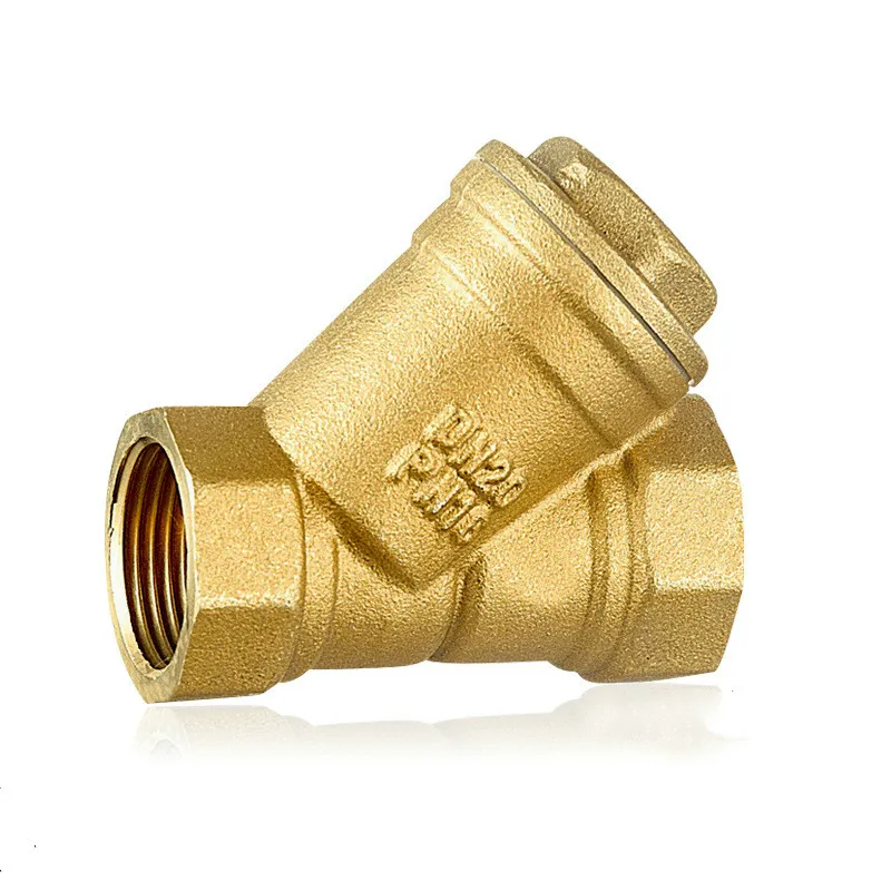 G Female Thread Y Type Sanitary Brass Filter for Water pipe Filter