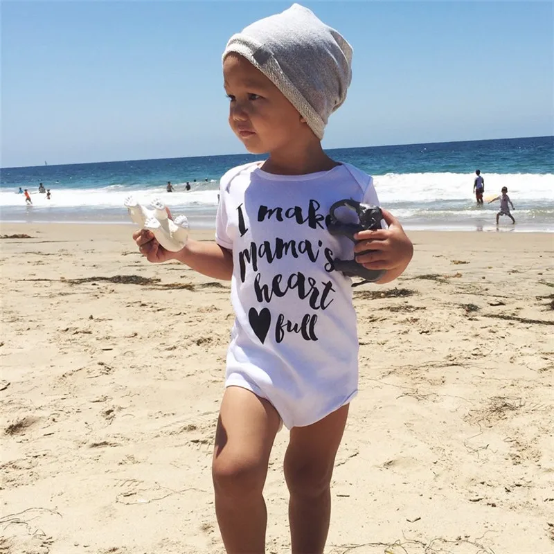 Cotton Short Sleeves Baby Bodysuit Infant Jumpsuit Boys Girls Bodysuits