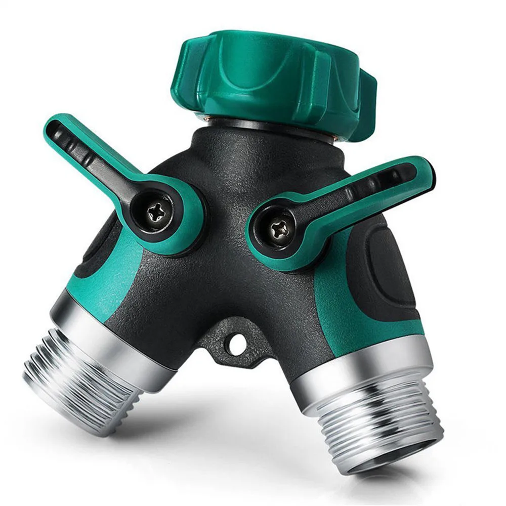 Garden Water Coonector 3/4" 2 way New Garden Hose Y Connector Faucet