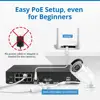 SANNCE 8CH 1080P HDMI POE NVR Kit CCTV Security System 2MP IR Outdoor Audio Record IP Camera Home Video Surveillance CCTV Kit ► Photo 3/6