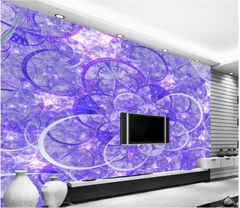 

wall mural photo wallpaper Home Decoration Fantasy purple flower hollow custom photo wallpaper 3d mural 3d wallpaper