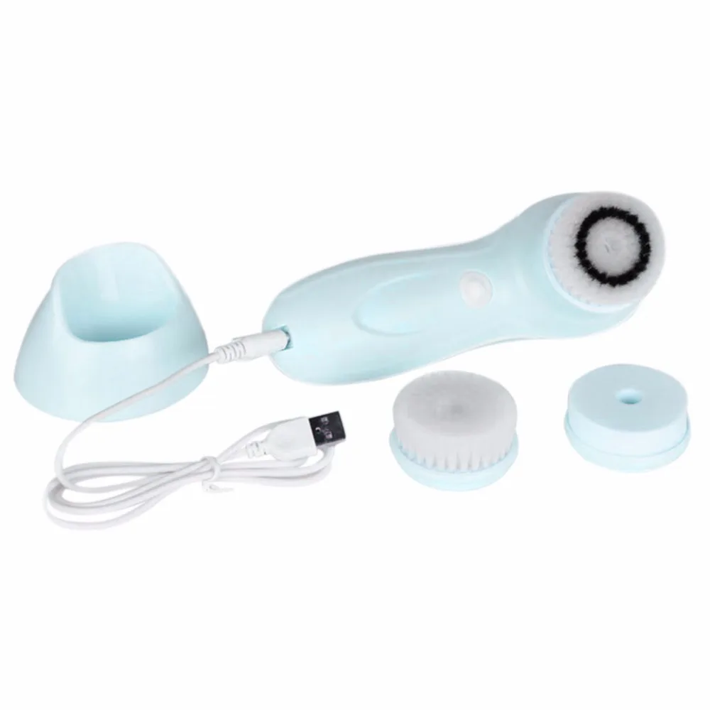 Электрические инструменты для очищения лица бытовые USB перезаряжаемая щетка для уборки лица машинный инструмент для ухода за кожей