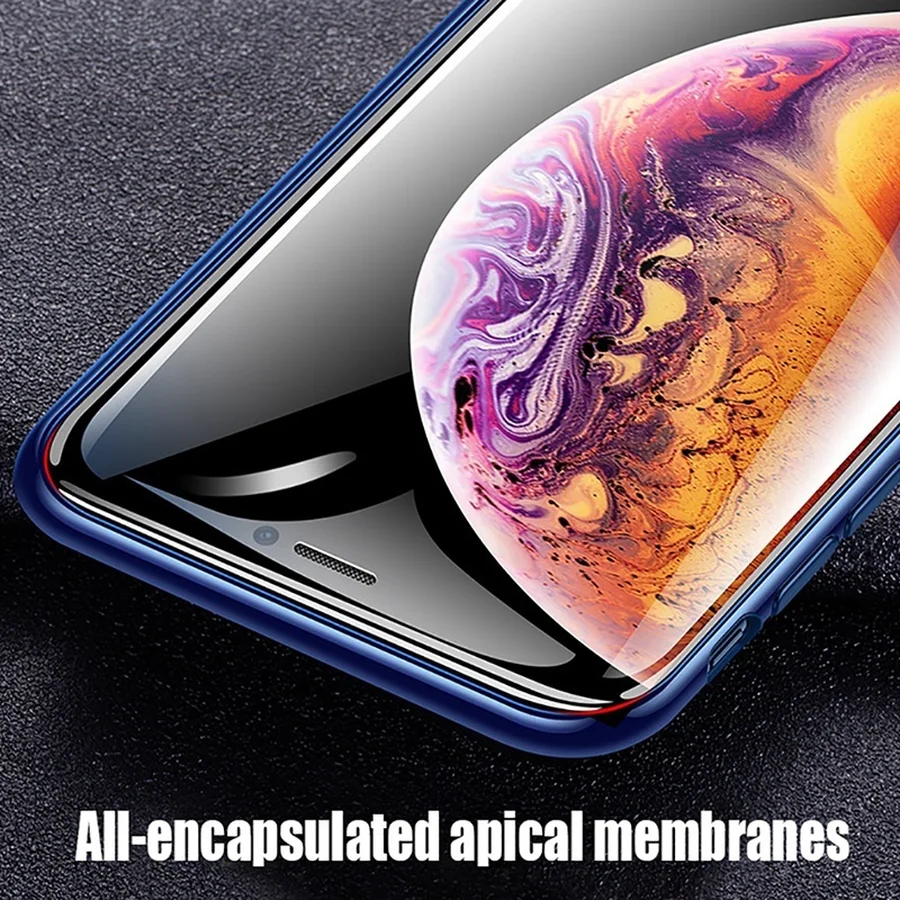 Защитное стекло 9D для iPhone X XR XS MAX Защита экрана iphone 6 6S 7 8 Plus закаленное