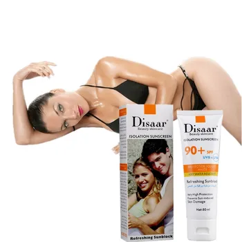 

80ml Air Cushion Isolation Sunscreen Concealer Deep Moisturizing Foundation Makeup Bare Strong Whitening Face Blemish Makeup