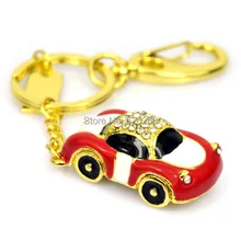 Креативная модель хрустального автомобиля USB 2,0 флеш-накопитель с флеш-накопителем 2 ГБ 4 ГБ 8 ГБ 16 ГБ 32 ГБ, usb флеш-накопитель