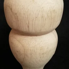 4 шт./лот 12*6 см однотонные Деревянная мебель диван шкаф футов ТВ ножки для чайного стола ноги