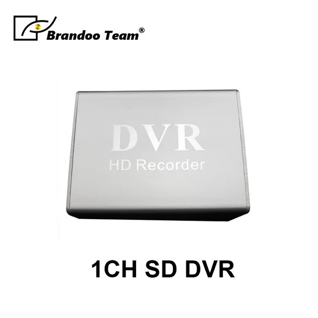 BRANDOO Mirco 1 канал CCTV MPEG-4 DVR работа с CVBS аналоговый камера
