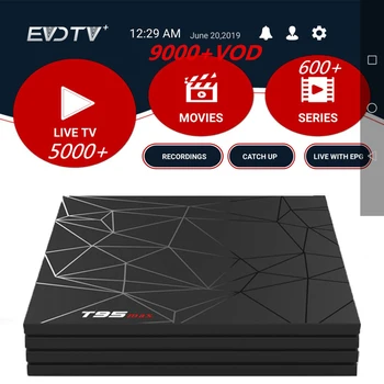 

iptv 4k 1 year EVDTV PLUS IPTV Subscription Box Android TV T95 MAX With IPTV Full HD Live Arabic America IP TV Turkey