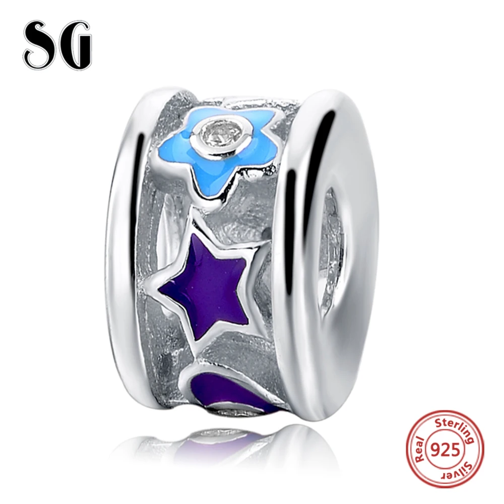 

Love Heart Flower Star Pendant Beads For Women Bracelet Fit European Charms Silver 925 Original Fashion DIY Jewelry for women