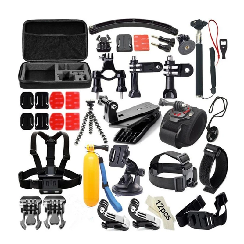  Sansnail for Gopro Accessories Set for go pro hero 7 6 5 4 3 kit 3 way selfie stick for Eken h8r / 