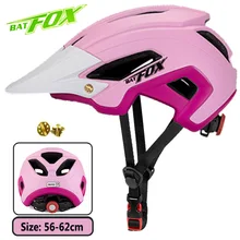 BATFOX велосипедный шлем для взрослых Mtb розовый дорожный велосипедный шлем Воздухопроницаемый Сверхлегкий в форме Открытый Маутейн для верховой езды безопасный велосипедный шлем