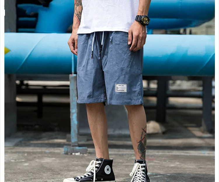 Дизайн летние японские ретро шорты в уличном стиле для мужчин скейтборд Ретро хип хоп Короткие штаны Kanye West Coast шорты Bieber