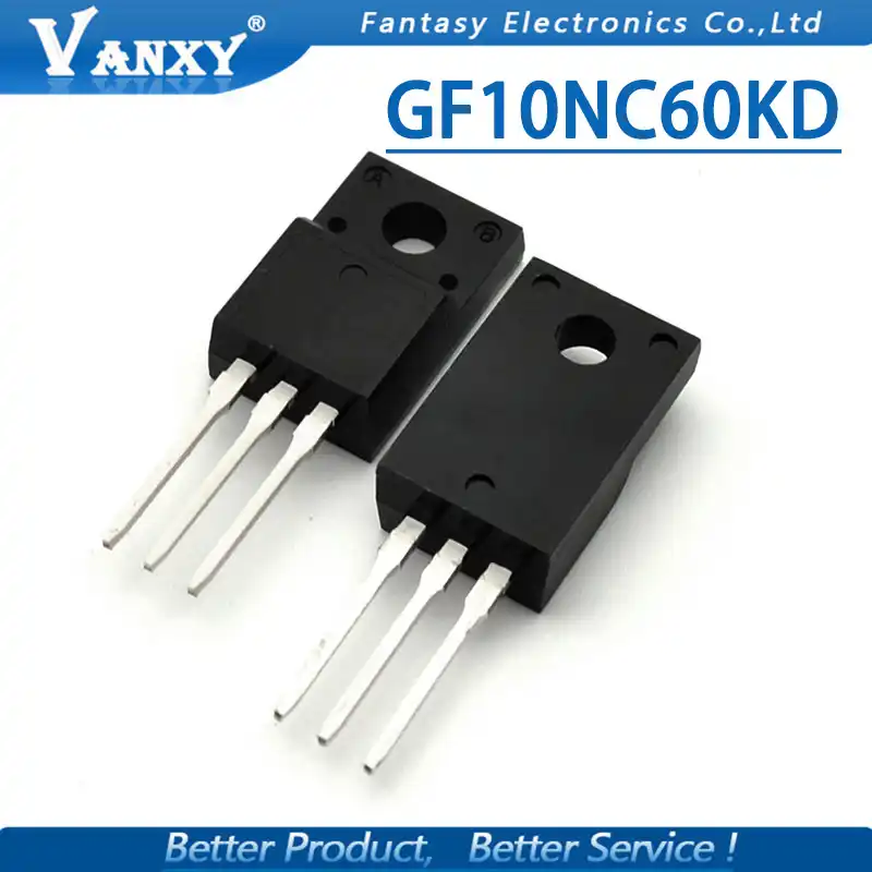 5PCS GF10NC60KD TO-220F STGF10NC60KD TO-220 GF10NC60 10NC60 STGF10NC60