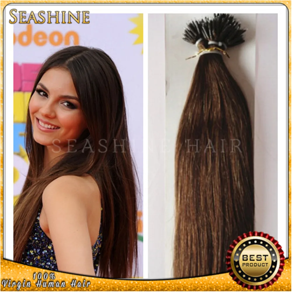 

2016 New wholesale pre bonded Hair Extensions 18-28" Nano ring Tip Hair Extensions 1G/S 100G/PC 300G/Lot in stock free shipping