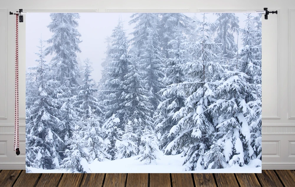 

HUAYI Winter Backdrops Background Art Fabric Newborn Backdrop Studio/Photography Props Xt-4797