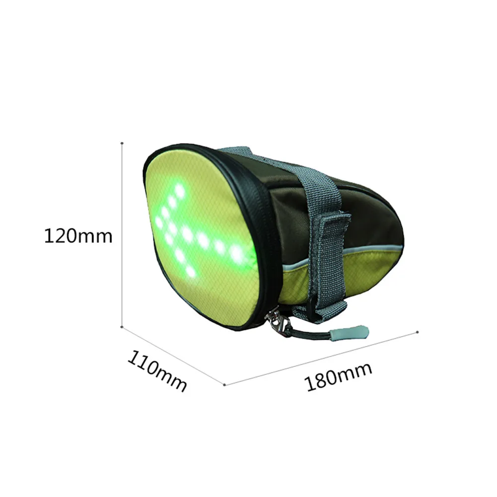 Cheap 30 LED Wireless Remote Control Safety Turn Signal Light Bike Tail Bag Cycling Bicycle Night Warning Guiding Light Tool Bag 1