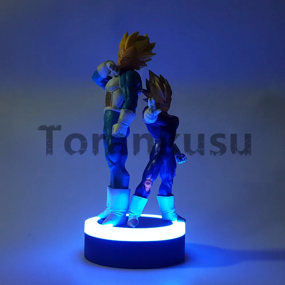 

Anime Dragon Ball Z Vegeta Led Light Base PVC Action Figure Model Toys Anime Dragon Ball Super Figurine Vegeta DBZ Toy