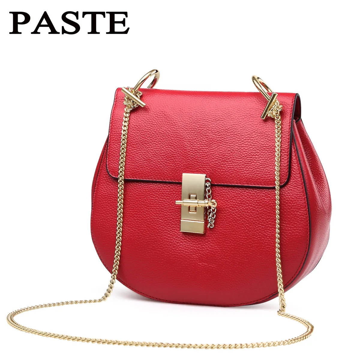 

Paste 2017 small mini pig chain Bag Women Shoulder Messenger Bag bolsas de luxo mulheres sacos de designer