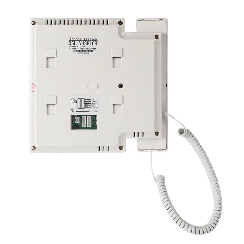 

4.3Inch Contact Screen Wired Video Door Phone System Visual Intercom Doorbell Monitor Outdoor Infrared Camera