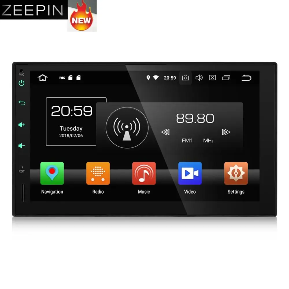 

KD - 7095 2 Din Car DVD Player 7 inch Android 8.0 4G RAM 32G ROM Octa Core Car Multimedia Player GPS Navigation OBD Video Wifi