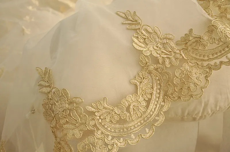 3 yards lace long gown styles