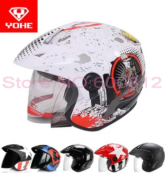 

Eternal YOHE ABS cross-country motorcycle helmet warm winter electric bicycle motorbike half face helmets four seasons YH887A