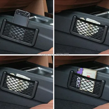

Car Seat Storage Organizer Net Bag Organizer for chevrolet cruze citroen c5 audi q5 bmw x5 e53 opel astra bmw f30 peugeot 2008