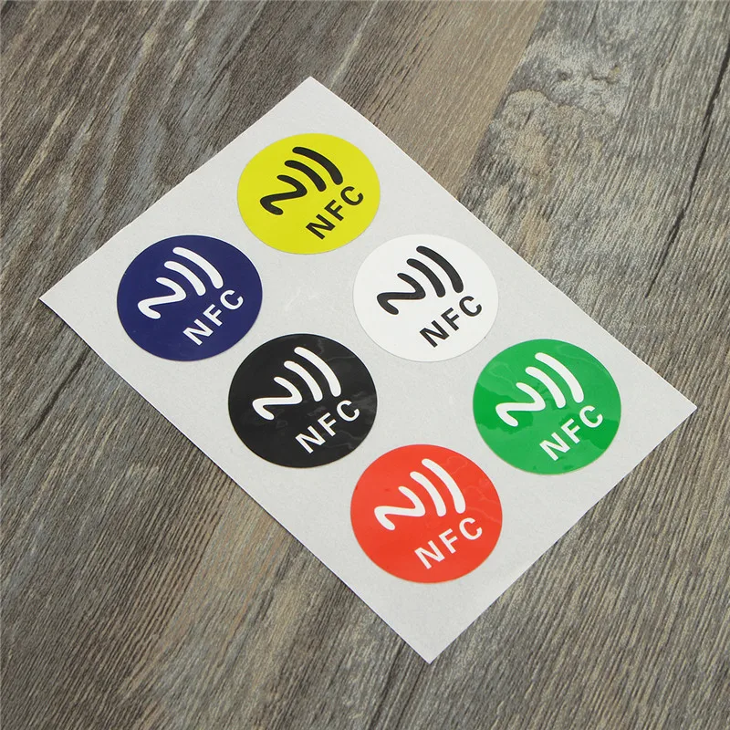 Купить новый 6 шт./лот меток NFC и карточка ntag213 чип 888 bytse ...