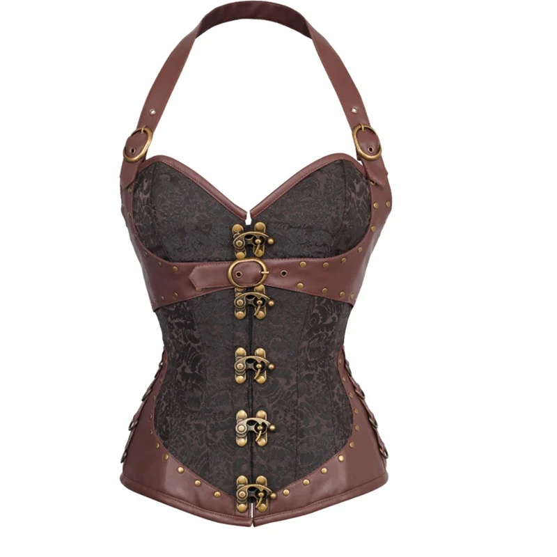 1410-1 -steampunk-corset-with-halter-neckline-fec_