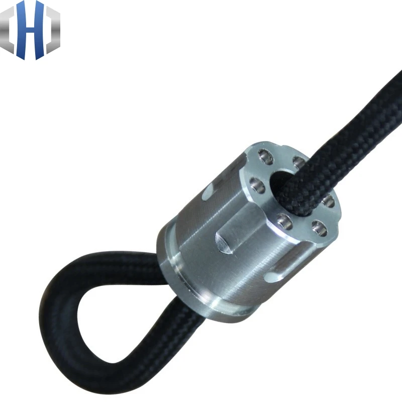 DIY Titanium Alloy Knife Beads Paracord Umbrella Rope Outdoor EDC Bead  