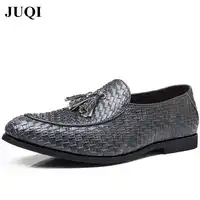 Men Casual Shoes 2018 New Fashion Men Split Leather Loafers Shoes Men's Moccasins Shoes Slip On Flat Shoes Big Size