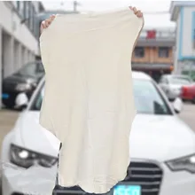 Сушильное очищающее полотенце из натуральной кожи Шамми губка ткань овчина впитывающее полотенце мойка автомобиля(2 размера на выбор