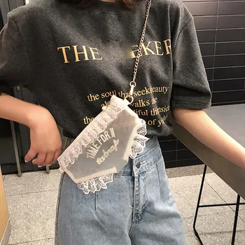 

Women Ladies Underpants Lace Bags Letter Purse Shoulder Messenger Crossbody Bags Famous Brand Borsa a tracolla da donna