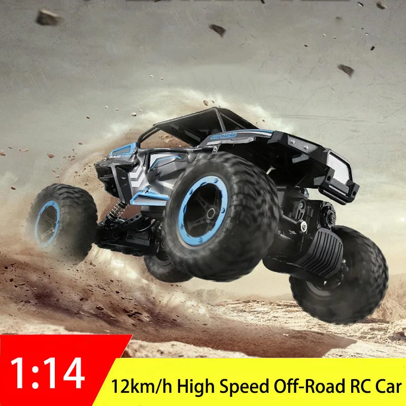 

2.4GHz RC Car 1:14 Electric Remote Control Car 4WD High Speed Off-road Climbing Car Crawler Truck Vehicle Toy Kids Birthday Gift