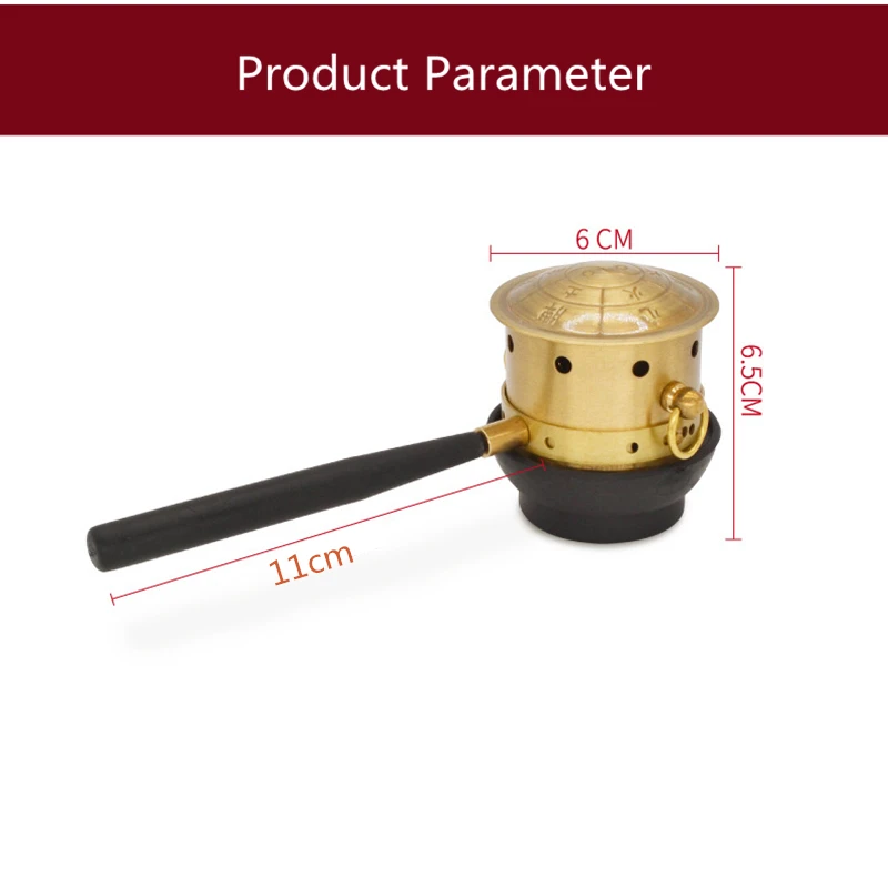 Латунь Медь мокса-горелка коробка мокса иглоукалывание мини Прижигание Массаж китайский мокса терапия устройство Держатель Moxa