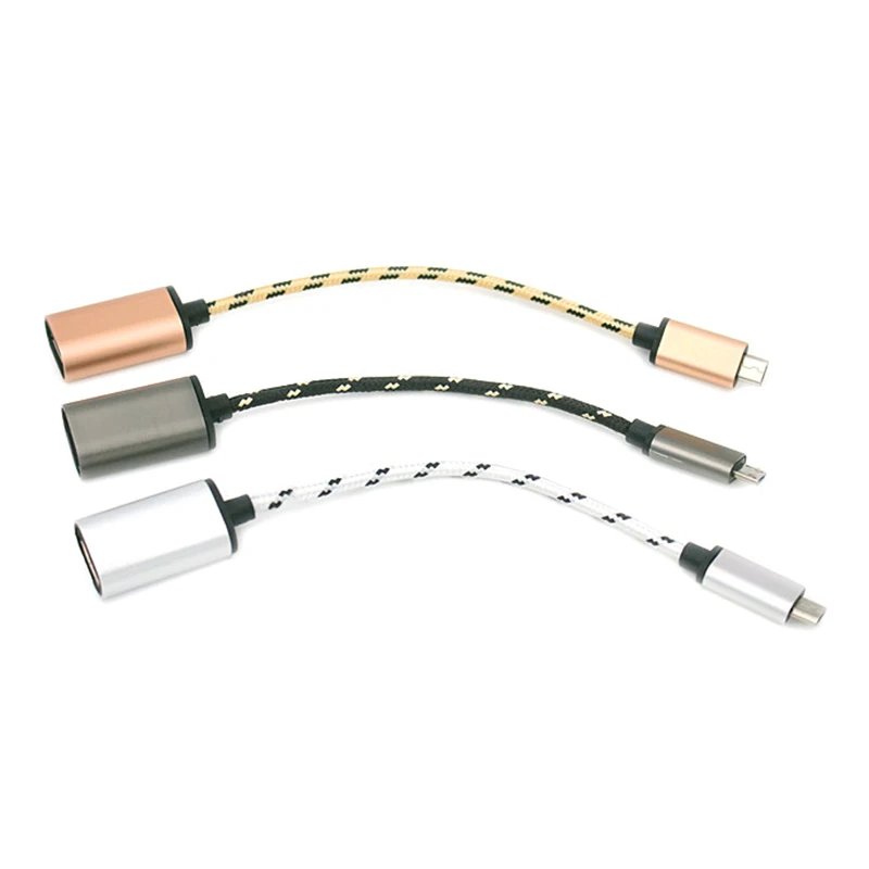 

New Micro USB OTG Cable Adapter for Xiaomi Redmi Note 5 Micro USB Connector For Samsung S6 Tablet Android USB 2.0 OTG Adapter