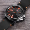 MINIFOCUS – montre-bracelet analogique en cuir pour homme, marque de luxe, à Quartz, à la mode ► Photo 3/6