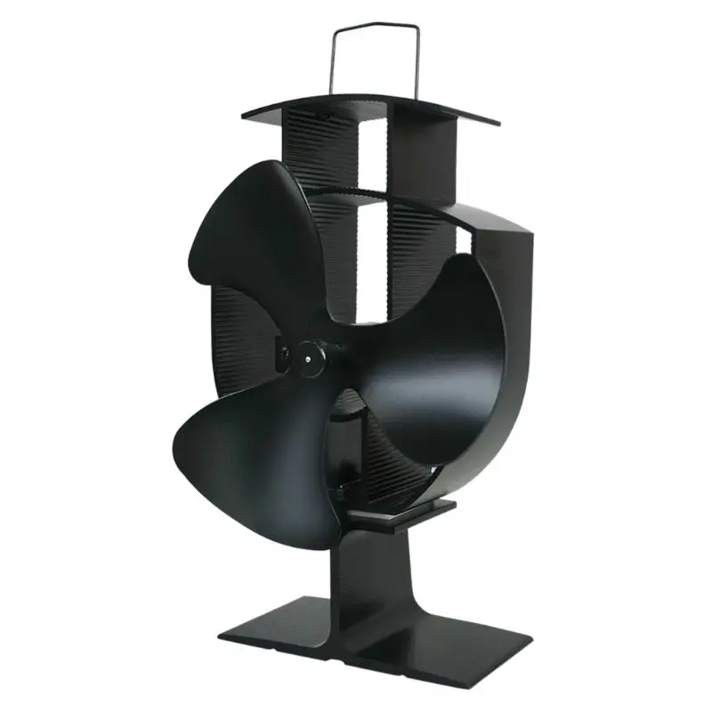 

3 Blades Heat Powered Stove Top Fan Aluminium Silent Eco-Friendly Fuel Saving For Wood Log Burner Fireplace