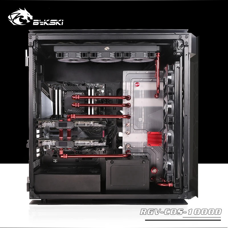Bykski акриловая водная доска, резервуар для воды для Corsair 1000D компьютерный чехол, RGB водяное охлаждение резервуар, RGV-COS-1000D