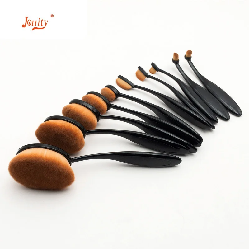

jollity Makeup Brushes Set Foundation Powder Eyeshadow Contour Concealer Blush Beauty Cosmetic Make Up Tool Kits Fiber hair