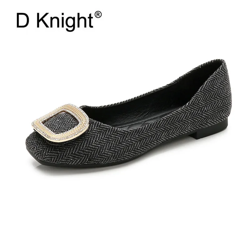 ballerina square toe flats