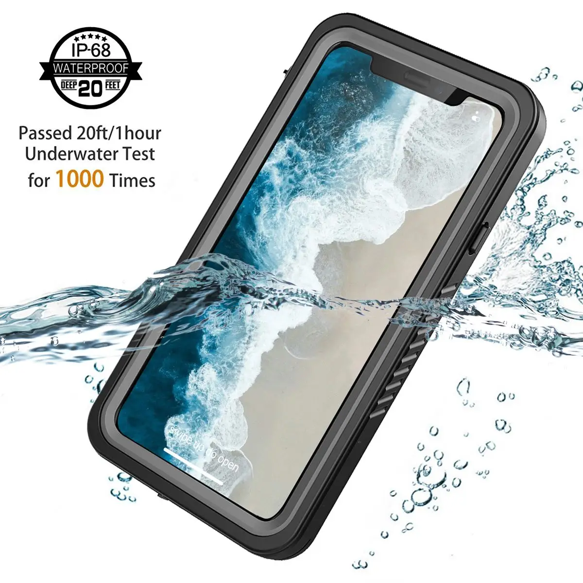 

Waterproof phone cases for For iPhone Xr/Xs Max Case 360 Degree Protection Shockproof phone cover for iPhone Xr/Xs Max cover