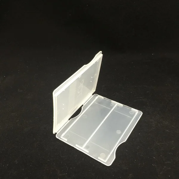 

10PCS Portable Lab ABS Plastic Microscope Slides Holder Dispenser Box 2PCS Capacity Case
