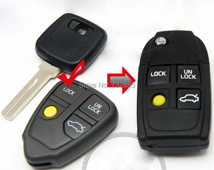 VOLVO CX90 S80 Modified remote key shell(12).jpg