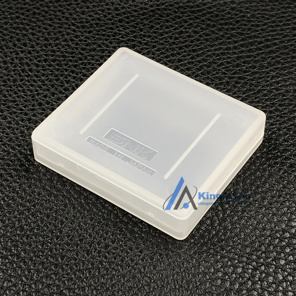 透明なプラスチックケースゲームカードカートリッジボックス snk