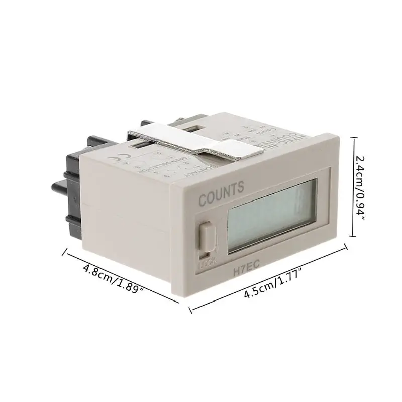 H7EC 6 自動販売デジタル電子カウント時間計オムロン電圧なし|Counters| - AliExpress