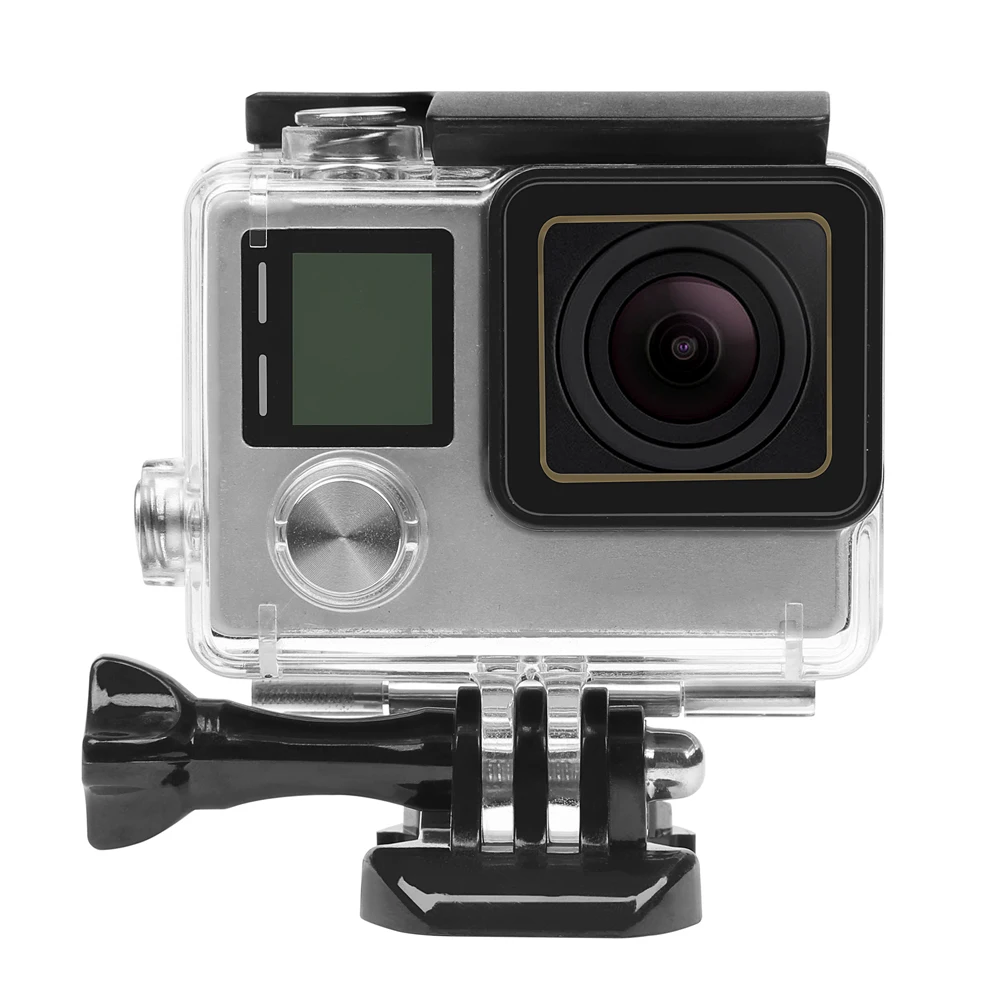

SHOOT 30M Waterproof Case for GoPro Hero 4 3+ Black Silver Action Camera with Bracket Protective Housing for Go Pro 4 Accessory
