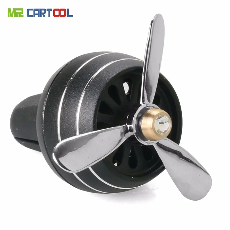 

Car Air Freshener Auto Aromatherapy Essential Oil Diffuser Vent Clip Stainless Steel Locket Airplane Propellers