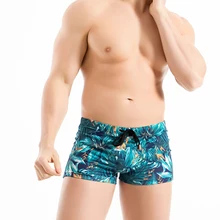 Y73 Принт с цветком пляжные шорты мужские шорты для плавания мужские купальные костюмы для плавания Шорты человек одежда для плавания Sunga Пляжные Шорты купальные костюмы