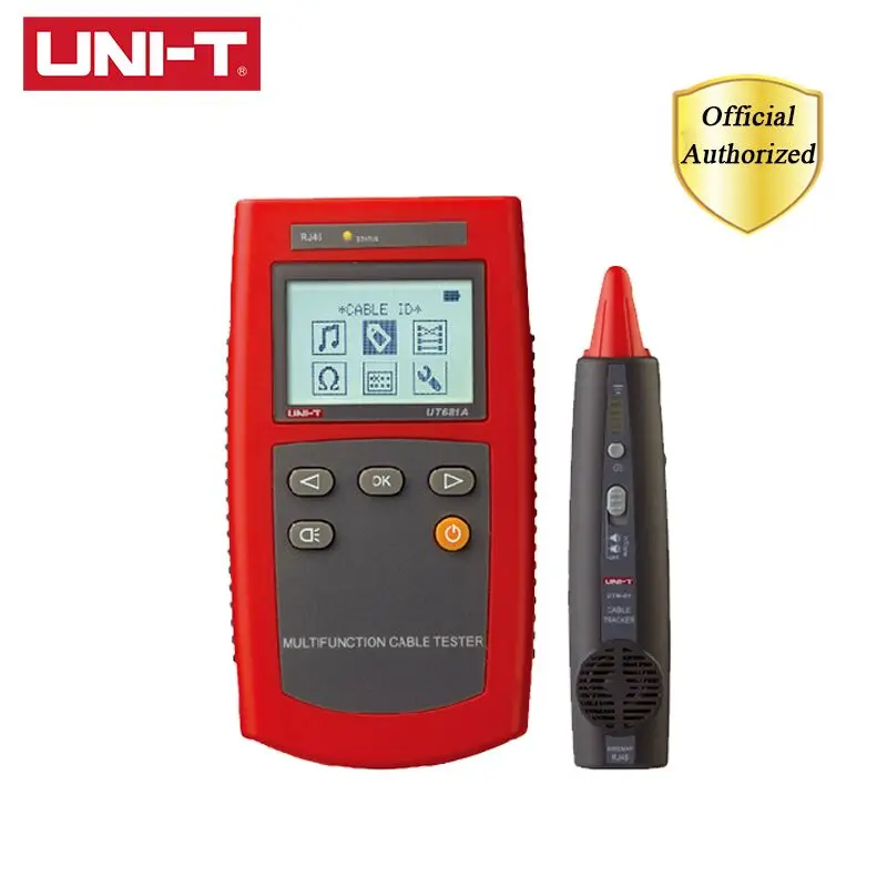 

UNI-T UT681A Multi-Function Cable Finder Set Network Tester Cable Tester RJ45 RJ11 Wire Locator Detector Hunt Instrument